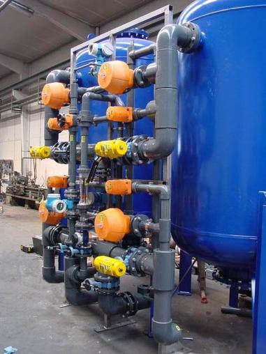 zandfilters met automatische backwash